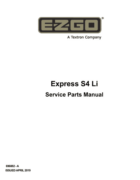 Picture of 2019 – E-Z-GO - EXPRESS S4 Li - SM - All elec/utility
