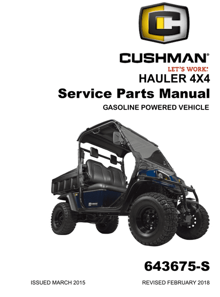 Picture of 2015 – CUSHMAN - HAULER 4X4 - SM - GAS