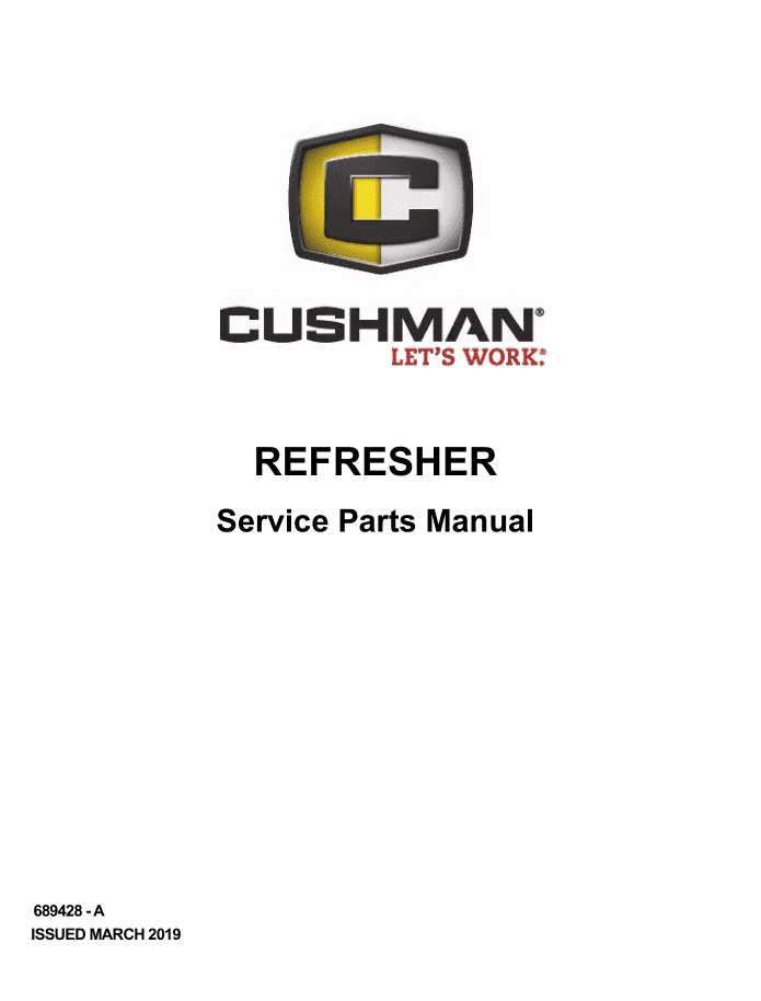 Picture of 2019 – CUSHMAN - REFRESHER - SM - GAS