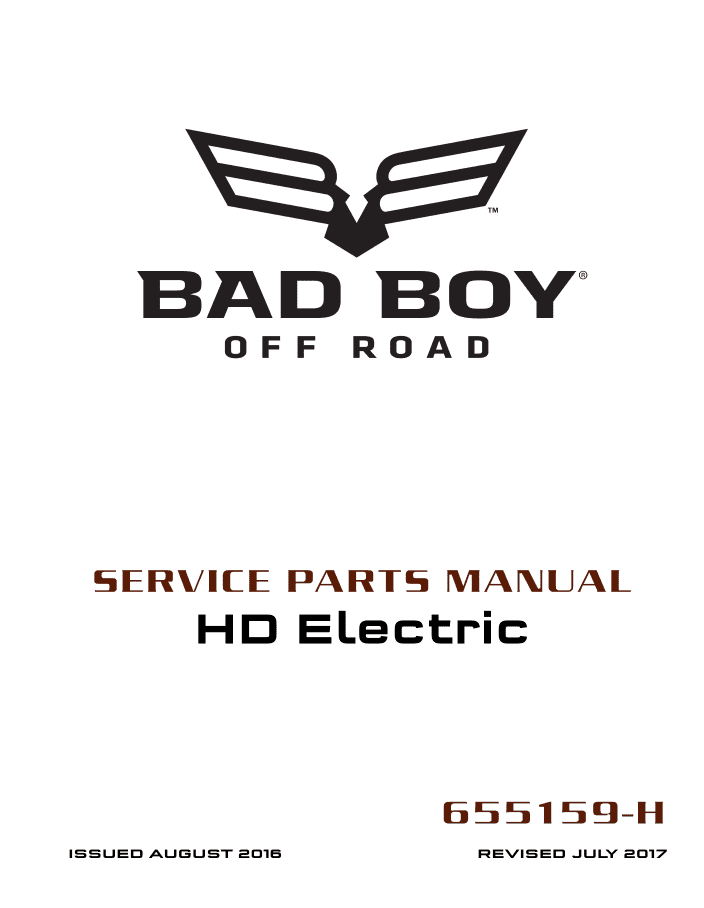 Picture of 2017 – BAD BOY - HD ELECTRIC - SM - All elec/utility