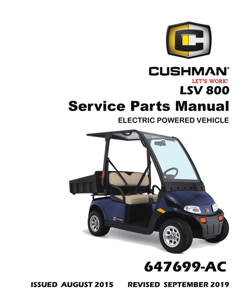 Picture of 2016 – CUSHMAN - LSV 800 - SM - All elec/utility