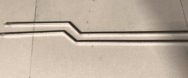 Picture of Paddle latch assembly, with rod & strk