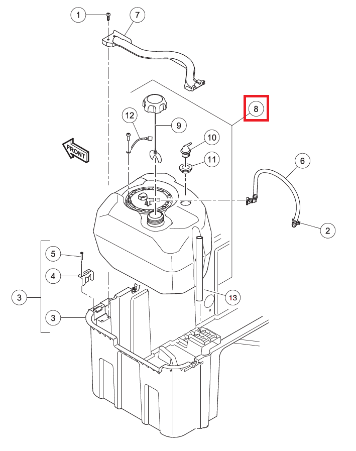 Picture of ASM, TANK, FUEL, PREC NO SU