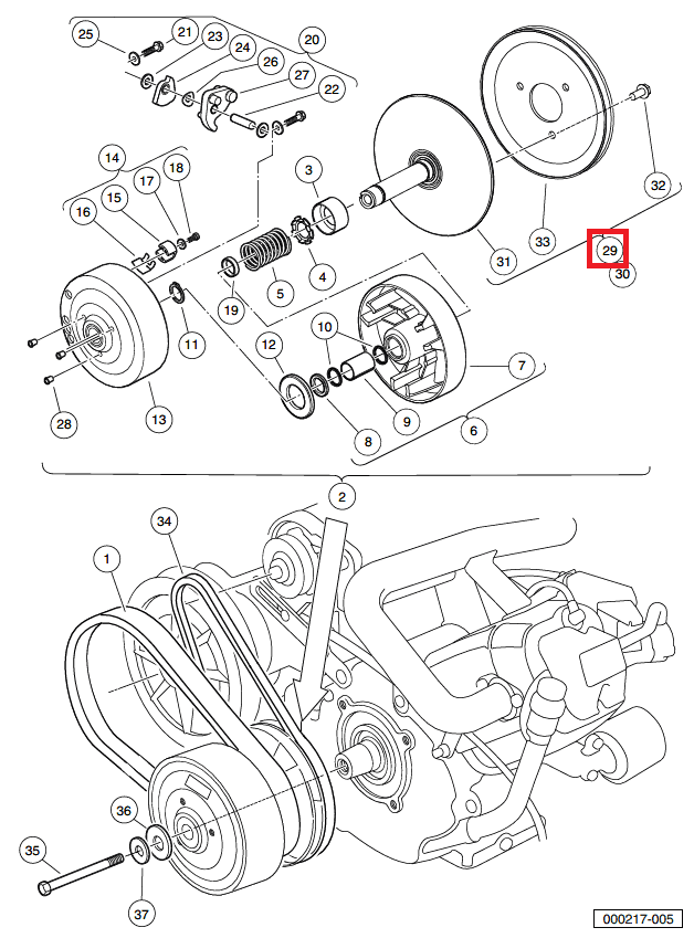 Picture of KIT, FXD FACE DR ASM FE290/350