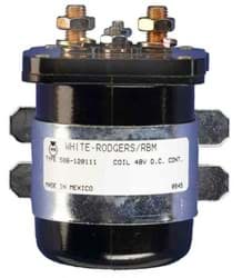 Picture of Solenoid 48 Volt, 4 Terminals, White Rodgers. Old Style Heavy Duty