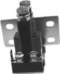 Picture of 24-volt, 4 terminal, #120 series tower type solenoid with copper contacts.