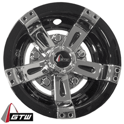 Picture of GTW® Maverick Black & Chrome Wheel Cover 8” 