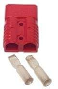 Picture of Red SB50 plug with 10 gauge contacts