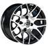 Picture of GTW® Pursuit 12x7 Machined/Black Wheel (3:4 Offset), Picture 1