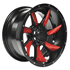 Picture of GTW® Blackhawk 14x7 Satin Black Wheel (3:4 Offset), Picture 1