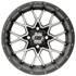 Picture of GTW® Vortex 12x7 Matte Gray/Machined Wheel (3:4 Offset), Picture 2