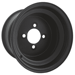 Picture of 10x7 Black Steel Wheel (3:4 Offset), Matt Black