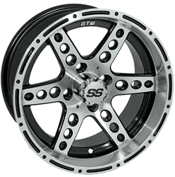 Picture of GTW® Dominator 14x7 Machined/Black Wheel (3:4 Offset)