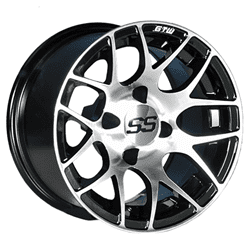 Picture of GTW® Pursuit 14x7 Machined/Black Wheel (3:4 Offset)