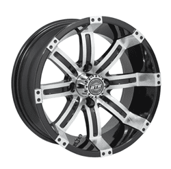 Picture of GTW® Tempest 14x7 Machined & Black Wheel (3:4 Offset)