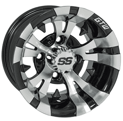 Picture of GTW® Vampire 14x7 Machined & Black Wheel (3:4 Offset)