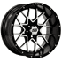 Picture of GTW® Vortex 14x7 Matte Black/Machined Wheel (3:4 Offset), Picture 1