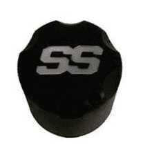 Picture of CENTER CAP, MATTE BLACK SS SNAP-IN