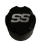 Picture of CENTER CAP, MATTE BLACK SS SNAP-IN, Picture 1