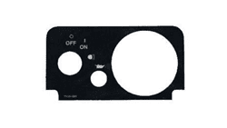 Picture of Console plate for fuel & oil light
