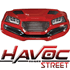 Picture of HAVOC Street Style Front Cowl Kit - Red, Picture 1