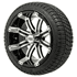 Picture of Set of (4) 14 inch GTW® Tempest Wheels Mounted on Fusion Street Tires, Picture 2