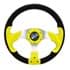 Picture of Madjax 13” yellow razor steering wheel, Picture 1